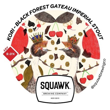 Buy Squawk Brewing Co Kori Black Forest Gateau Imperial Stout Buy Beer Online Direct From Squawk Brewing Co Eebriatrade Com